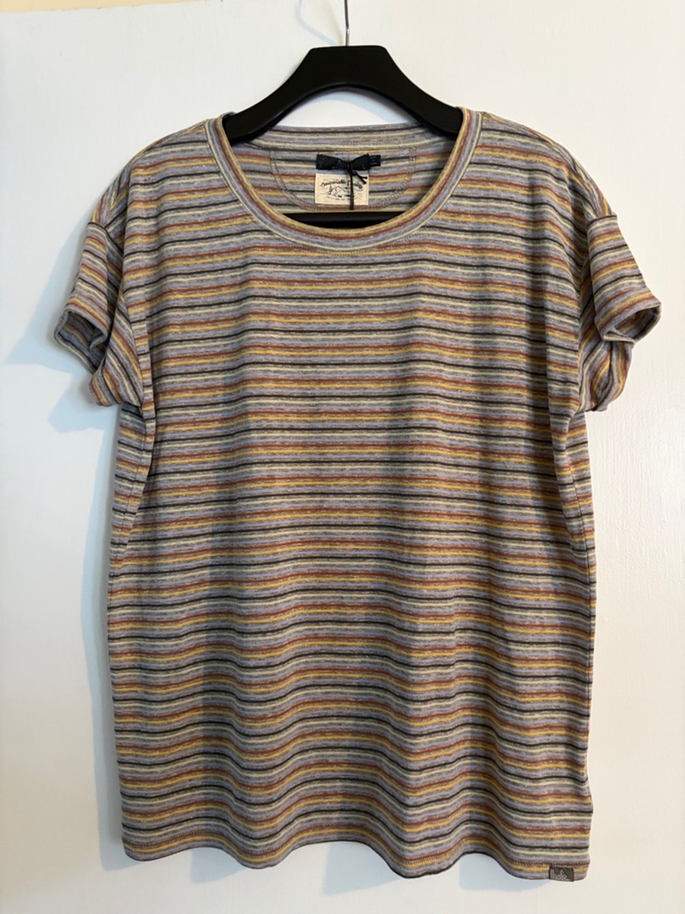 NWT Prana Short Sleeve Stripe Tee